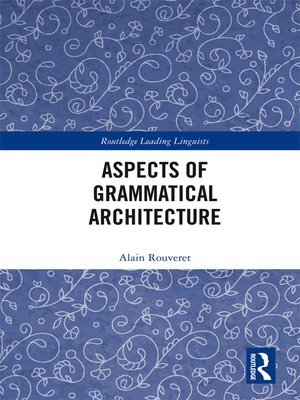 cover image of Aspects of Grammatical Architecture